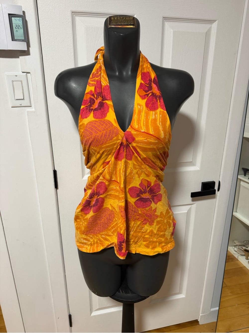 Tropical Halter Tank Top